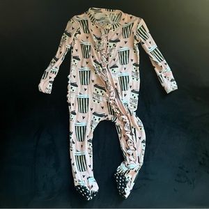 Posh peanut “ppl” footie 3-6m